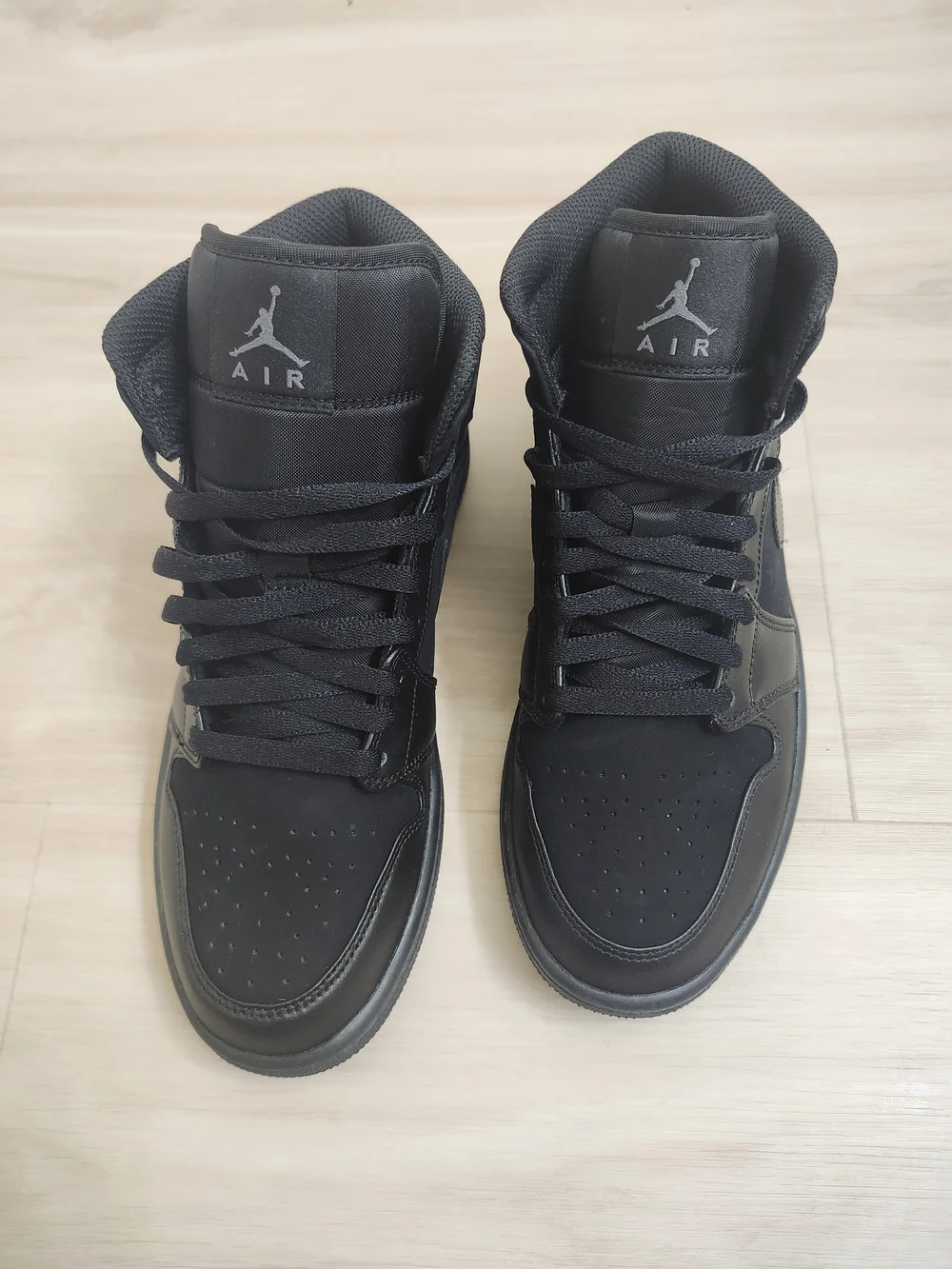 Jordan All-Black High Top Sneakers